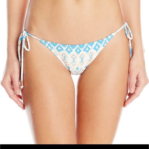Eberjey bleached blues kate tie side bikini bottoms - Picture 1 of 7
